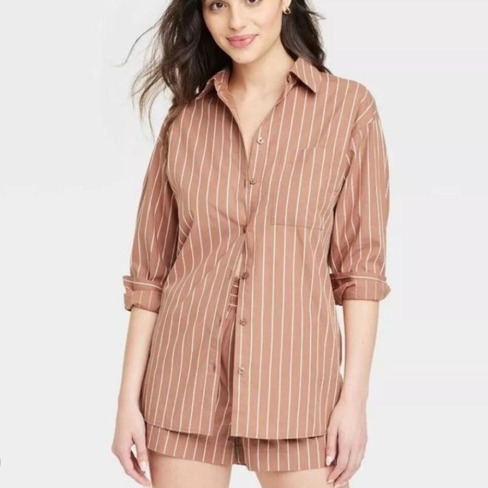 Striped Pink Three-Piece Set